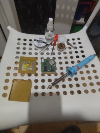 Cambio de pila de Gameboy