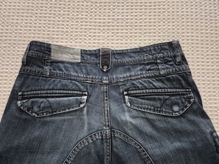 Pantalón Vaquero Corto Azul Oscuro Pull&Bear