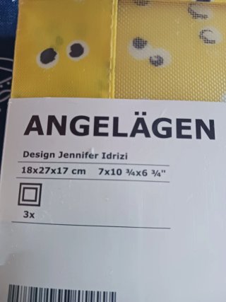 Cajas almacenaje Ikea Angelägen plegables