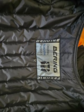 Chaqueta y pantalón moto Bering negro/naranja