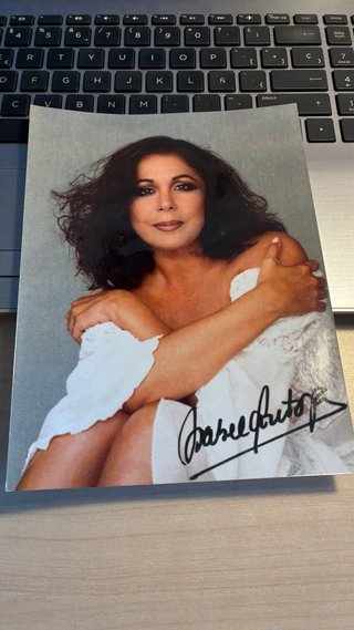 Foto Firmada de isabel pantoja