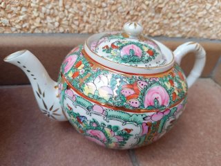 CONJUNTO DE TÉ PORCELANA DE MACAU