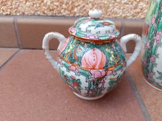 CONJUNTO DE TÉ PORCELANA DE MACAU