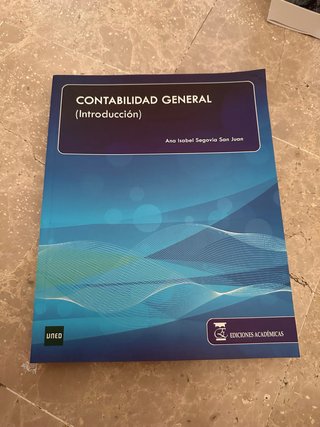 Contabilidad General Introducción – UNED