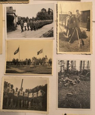 Militaria Lote Fotos Wehrmacht/RAD 1936-1945