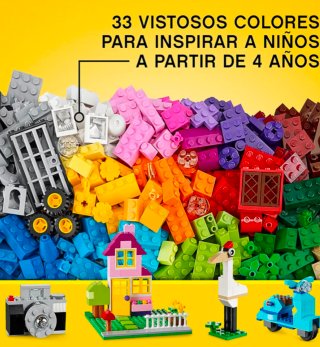 Lego Classic Caja Amarilla Piezas Sueltas