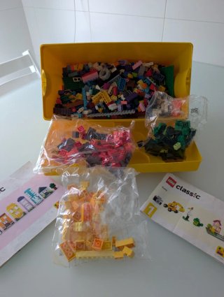 Lego Classic Caja Amarilla Piezas Sueltas