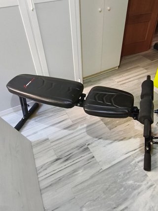 Banco de pesas profesional + abdominales de regalo
