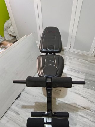 Banco de pesas profesional + abdominales de regalo