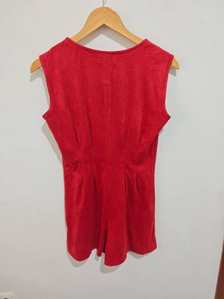 Vestido Bershka Rojo Talla S