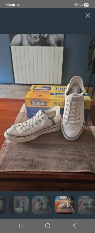 Zapatillas Skechers Slip-ins Blancas