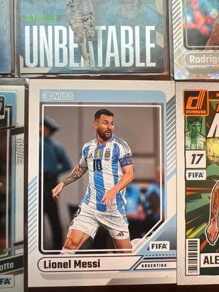 Colección Tarjetas Fútbol Messi, Mbappé, Rodri
