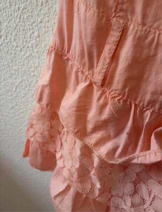 Vestido corto vintage rosa salmón