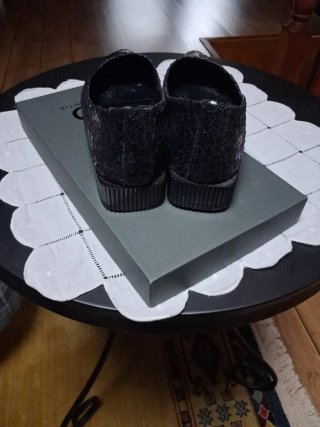 Zapatos planos piel serpiente T39