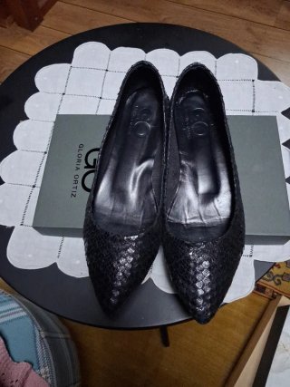 Zapatos planos piel serpiente T39