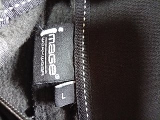 Sudadera Negra Talla L con Cremallera