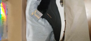 Zapatillas Skechers Street Mujer Negras