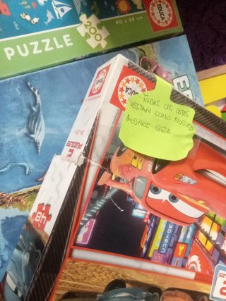 Lote de puzles, se venden tambiem por separado 7€