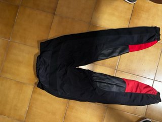 Pantalón Moto Ciclismo Negro/Rojo