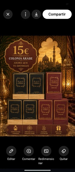 Colonia Humrah Árabe 15€