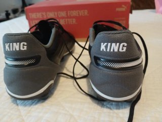 Botas de fútbol Puma King Match Negras