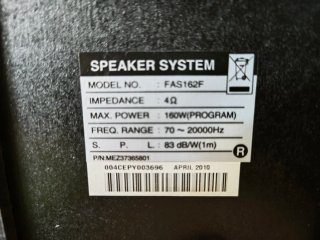 Altavoces LG Negros
