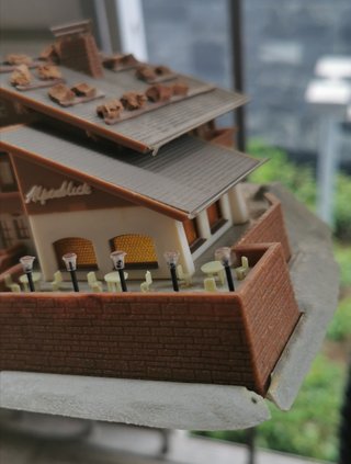 FALLER N casa miniatura maqueta tren escala 1/160