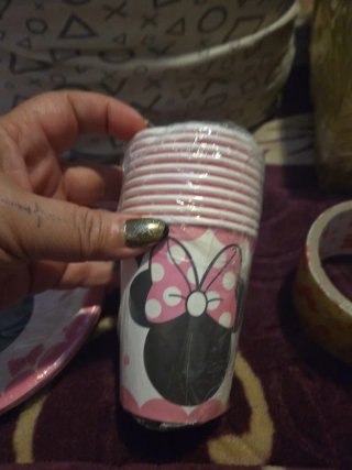 Platos y vasos Minnie Mouse