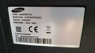 Samsung LE40D503F7W LED Full HD TV