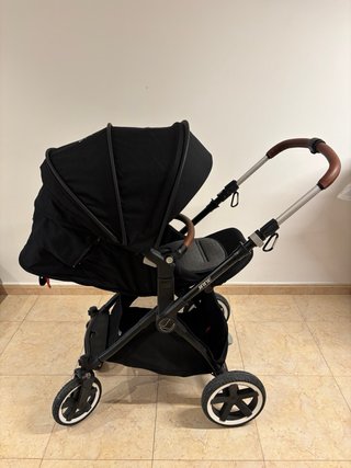 Carrito Bebé Jane Negro y Gris