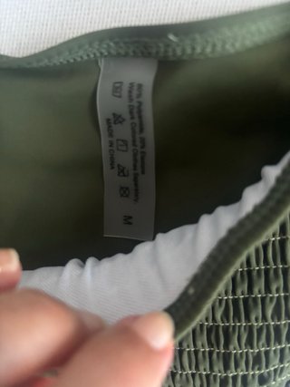 Bikini Shein Verde Talla M