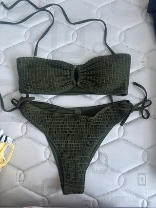 Bikini Shein Verde Talla M