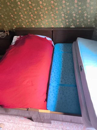 2 Estructuras de Cama Madera Marrón