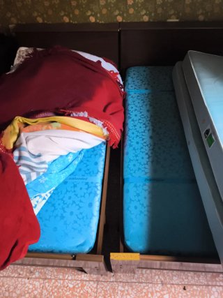 2 Estructuras de Cama Madera Marrón