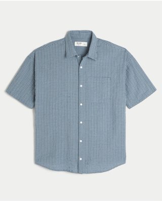 2 Camisas Hollister Manga Corta XL Cuadros