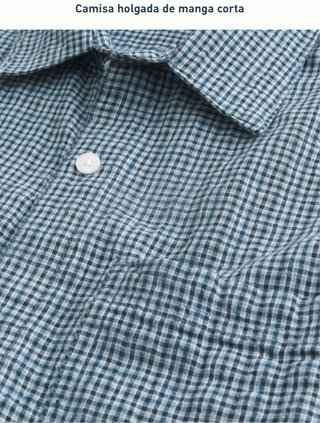 2 Camisas Hollister Manga Corta XL Cuadros