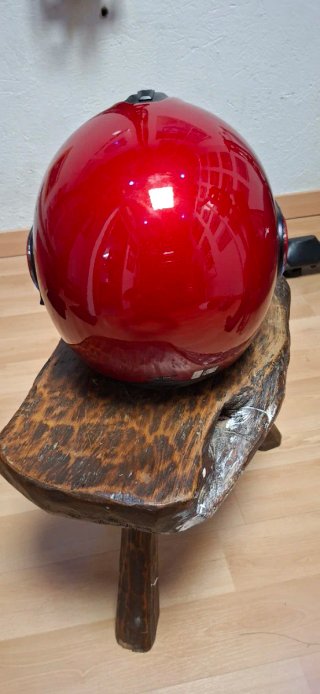 Casco Moto Jet AGV Rojo