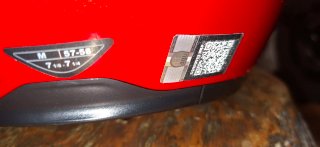 Casco Moto Jet AGV Rojo