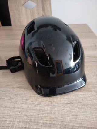 Casco Negro Infantil Bicicleta/Patinete