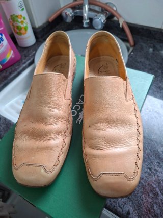 Zapatos de caballero beige