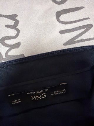 Chaqueta de traje azul para hombre