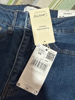 Tejano Mango Azul Talla 36