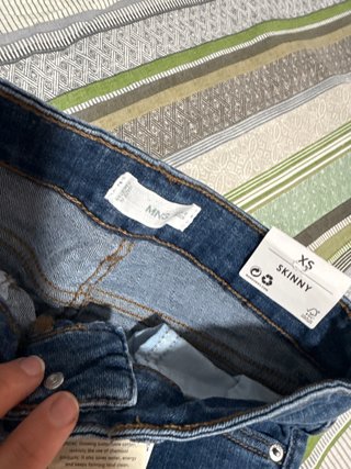 Tejano Mango Azul Talla 36