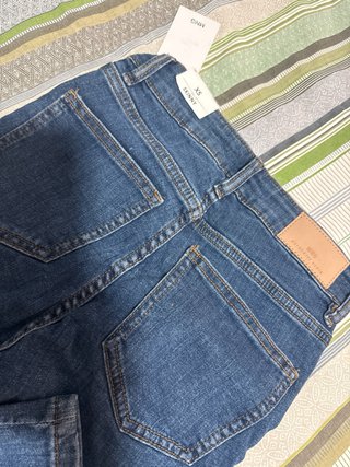 Tejano Mango Azul Talla 36