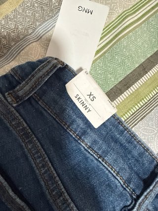 Tejano Mango Azul Talla 36