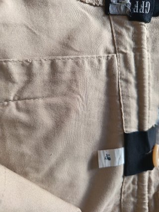 Pantaloni larghi beige