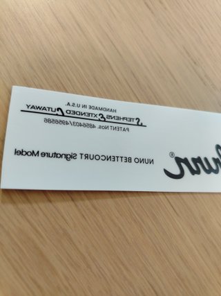 Decal Washburn Nuno Bettencourt - Mirror Transfer