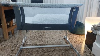 MINICUNA COLECHO JANE BABYSIDE STAR GRIS,COLCHON