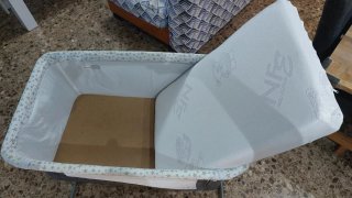 MINICUNA COLECHO JANE BABYSIDE STAR GRIS,COLCHON