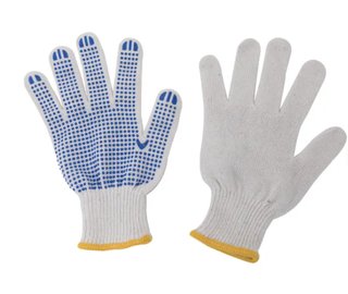 Guantes de trabajo poli algodón
